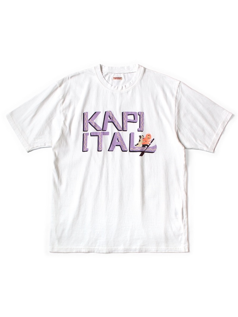 KAPITAL(キャピタル) / 20/-天竺 クルーT(カヌーKAPITALpt) / パープル 25AW