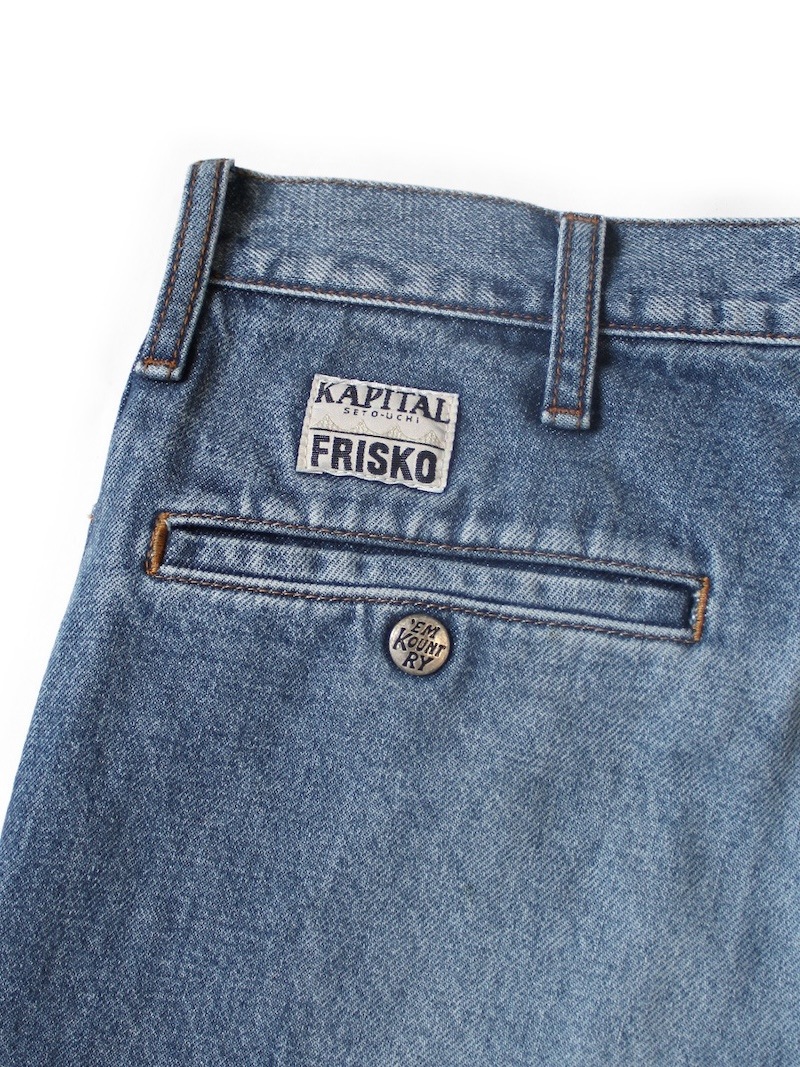 KAPITAL(キャピタル) / 14ozデニム 5P フリスコフレア (センター