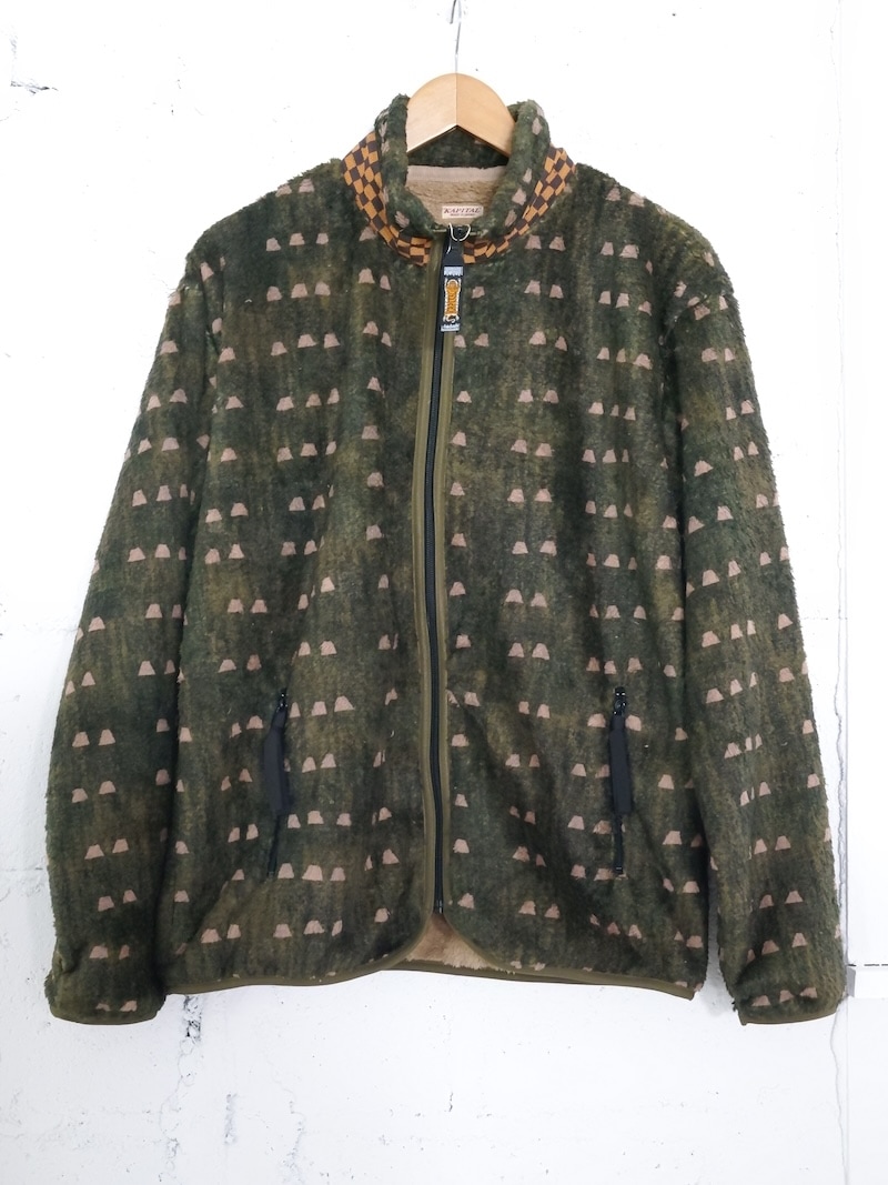KAPITAL(キャピタル) / 爪菖蒲柄フリース ZIPブルゾン 25AW | 商品一覧