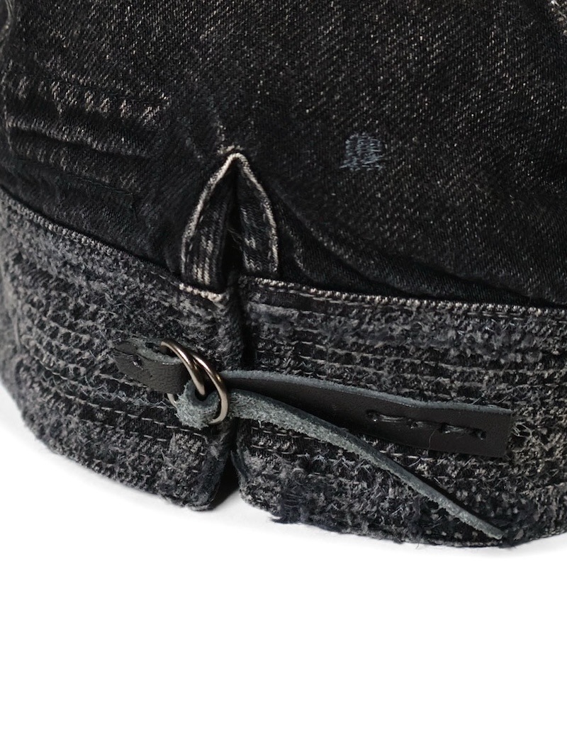 KAPITAL キャピタル　キャプケット　黒 KAPITAL(キャピタル) / 11.5ozブラック×ブラックデニム 老人と海