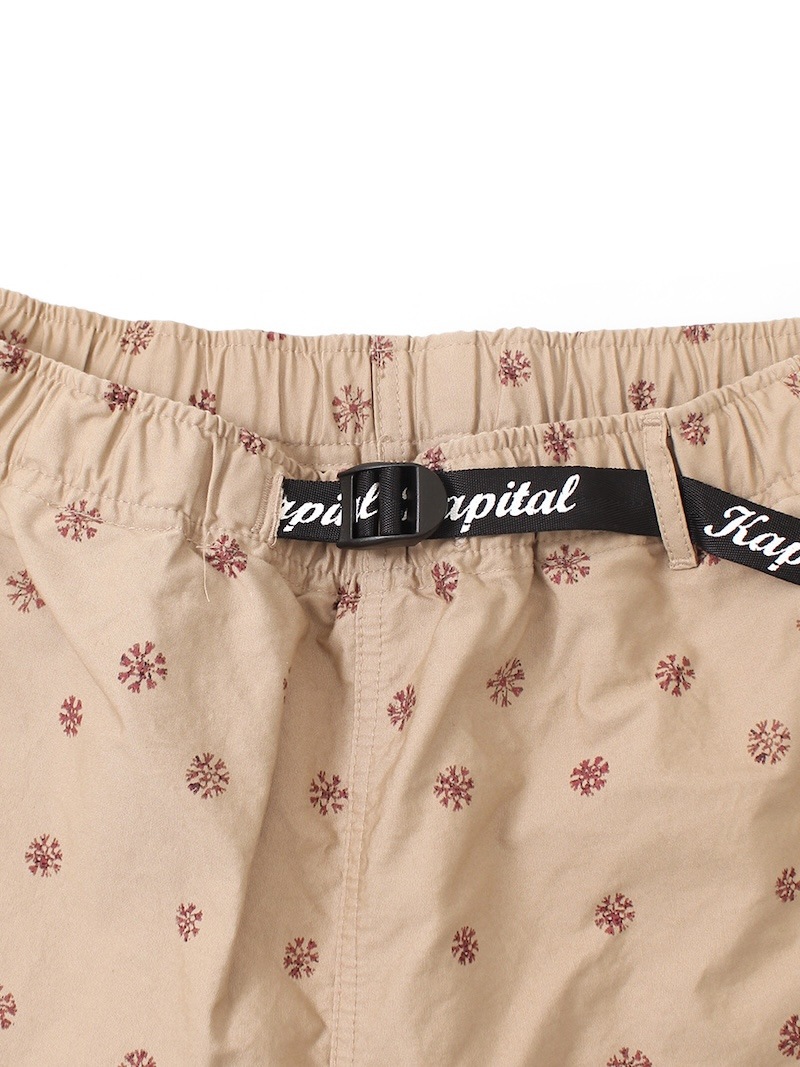 KAPITAL(キャピタル) / 40/2 コーマウェザー 更紗柄 イージーショートパンツ/ 26SS
