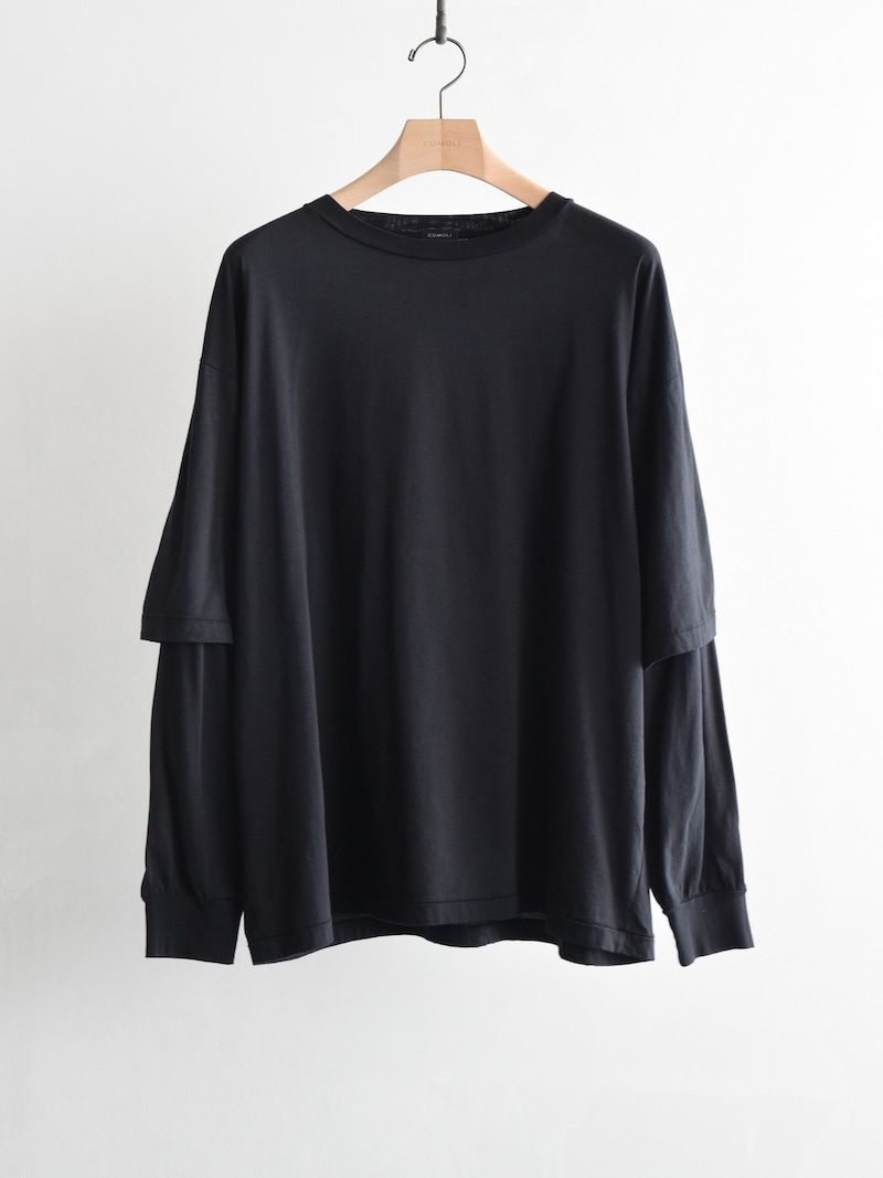 COMOLI(コモリ) / THINコットン レイヤードTシャツ 26AW