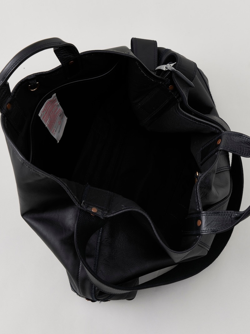 ナイスネス H.LEDZ H.レッズ　ショルダートートバッグ　レザー　革ブラック H.LEDZ / エイチ.レッズ ( ショルダートートバッグ - ホース
