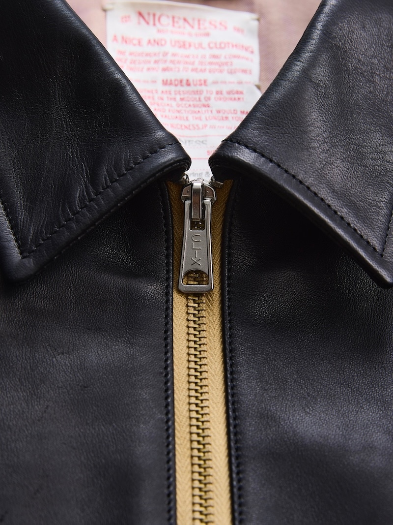 NICENESS(ナイスネス) / S.HAYWOOD / S.ヘイウッド (シープ シングルライダースジャケット) / 26SS