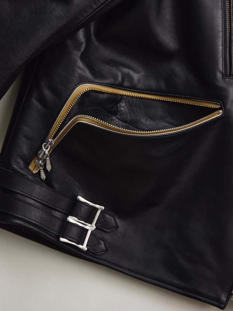 NICENESS(ナイスネス) / S.HAYWOOD / S.ヘイウッド (シープ シングルライダースジャケット) / 26SS