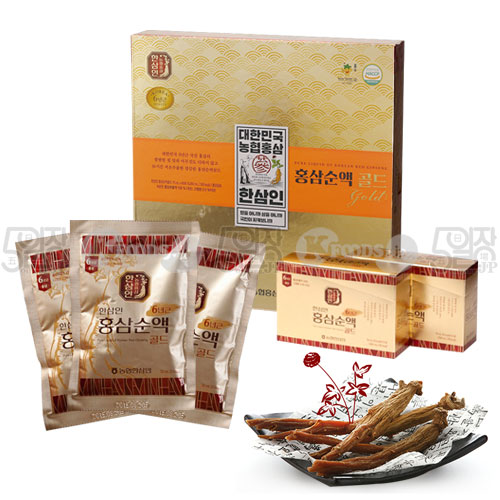 【農協】韓参印 紅参エキスGOLD（70ml×60個入）