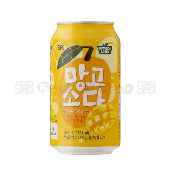 SFC】マンゴーソーダ（350ml） | ドリンク,韓国ドリンク | 韓国食品