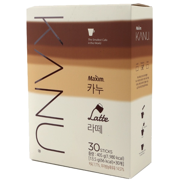 即購入○▶︎海外カットマステミックスC 159g マキシム】KANU（ラテ／30本入） | 飲料/お茶,コーヒー | 韓国食品通販