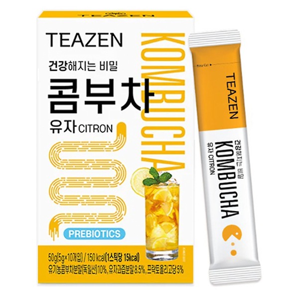 【TEAZEN】コンブ茶柚子（5g×10本入）−賞味期限：2023年11月09日