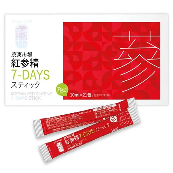 【京東市場】紅参精 7-DAYS ★1+1 /賞味期限2024年11月17日
