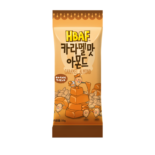 【HBAF】 キャラメルアーモンド−賞味期限：2023年06月15日