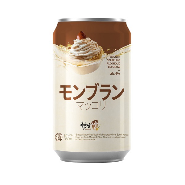 【麹醇堂】缶マッコリ(モンブラン味/350ml）