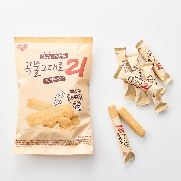 きなこもち品 KEMY】穀物そのまま21（きな粉餅味/150g） | お菓子類,お菓子 | 韓国