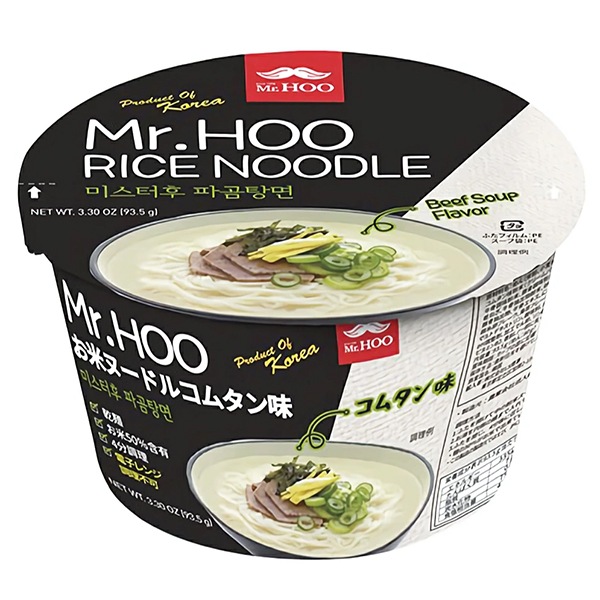 【Mr.HOO】お米ヌードル（コムタン味、93.5g） | 麺類,ラーメン,カップ麺 | 韓国食品通販 KFOODS