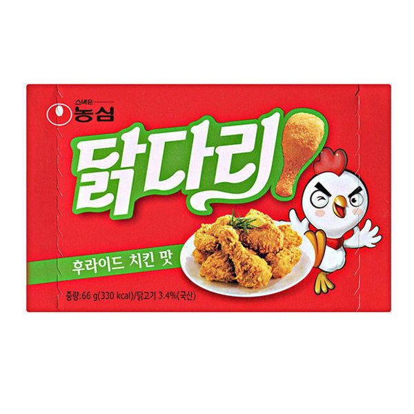 【農心】ダックダリスナック（フライドチキン味）-箱破損