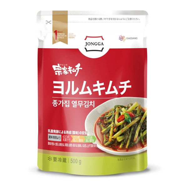 【宗家】ヨルムキムチ（500g）-賞味期限2025年10月25日