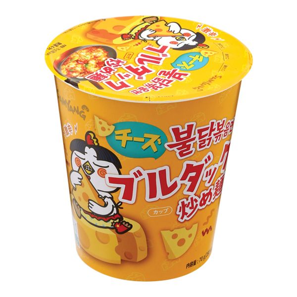 【三養】 チーズブルダック カップ麺（小）-賞味期限：2025年08月30日