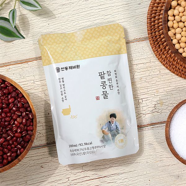 【andoingjebiwon】濃い小豆入り豆乳（200ml）