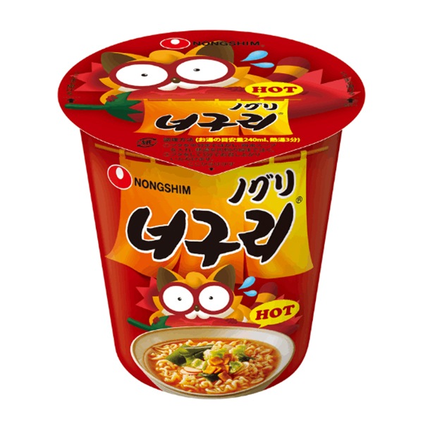 【農心】ノグリカップ（62ｇ/日）-賞味期間：2025年09月12日