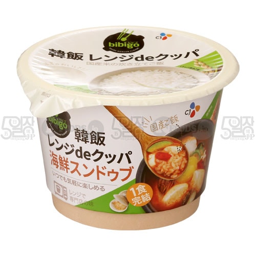 【CJ】レンジdeクッパ 韓飯 海鮮スンドゥブ (韓国スープご飯/173.7g)-賞味期限2025年10月31日