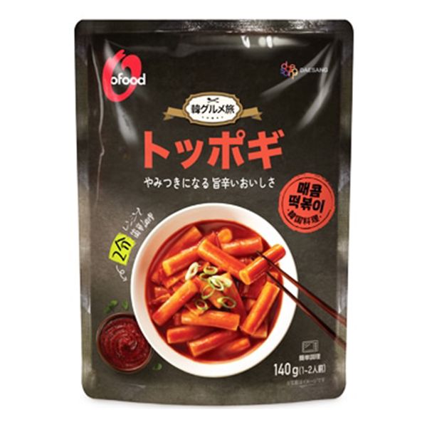 【清静園】O'food トッポキ（ 140g）-賞味期限2025年10月22日