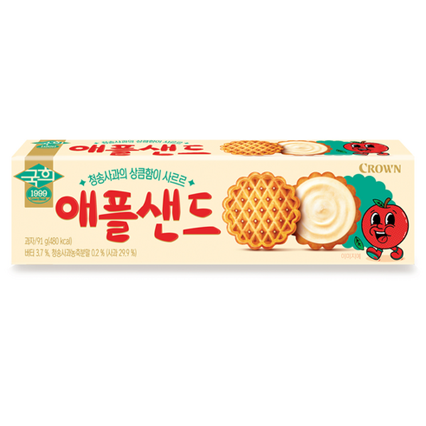 【クラウン】アップルサンド（91g）−訳アリ（箱破損）
