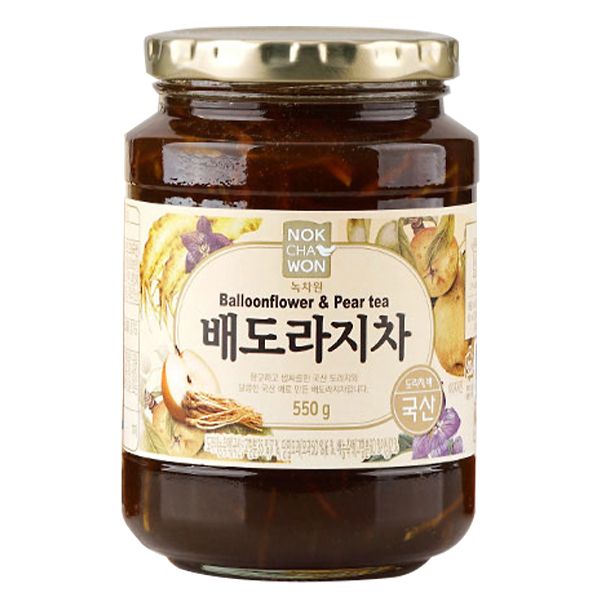 【緑茶園】梨ドラジ茶（550g/瓶）