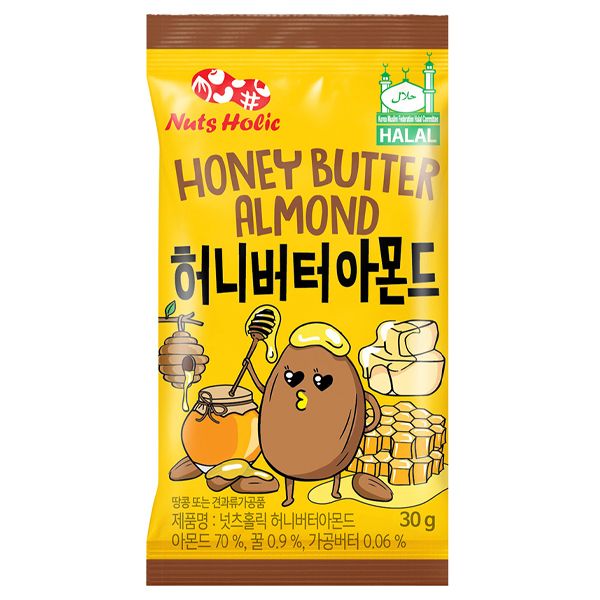 【Nuts Holic】ハニーバターアーモンド（30g）