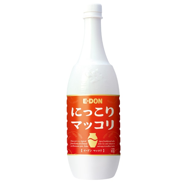 【E-DON】にっこりマッコリ（1L／6度／ペットボトル）|マッコリ|お酒