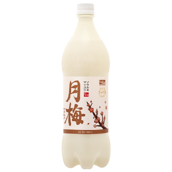 ソウル】月梅マッコリ（1L／6度） | お酒,マッコリ | 韓国食品通販 KFOODS