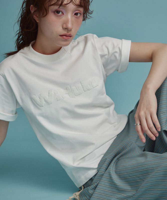 パイルロゴシンプルTシャツ