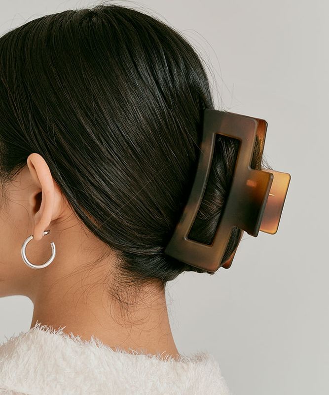 ビッグスクエア型バンスクリップ 全3色