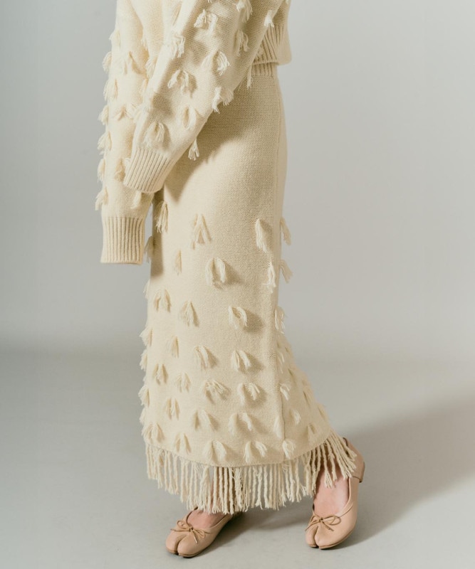 【使用感あり】ヒグチユウコ　ジャガード　ロングパンツ❣ 使用感あり】ヒグチユウコ ジャガード ロングパンツ❣