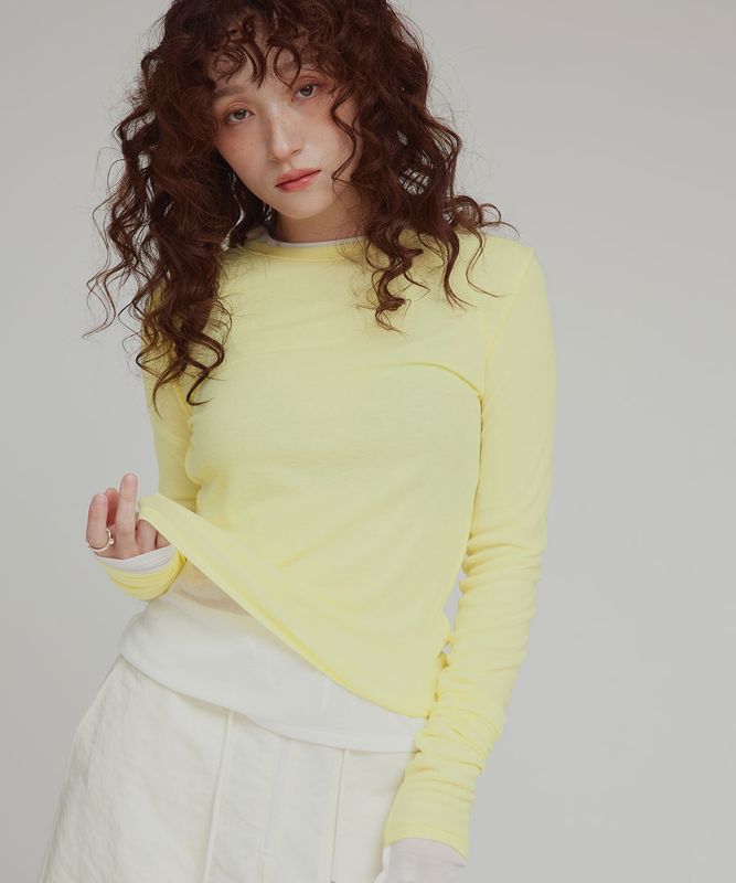 リバーシブルロングスリーブTシャツ