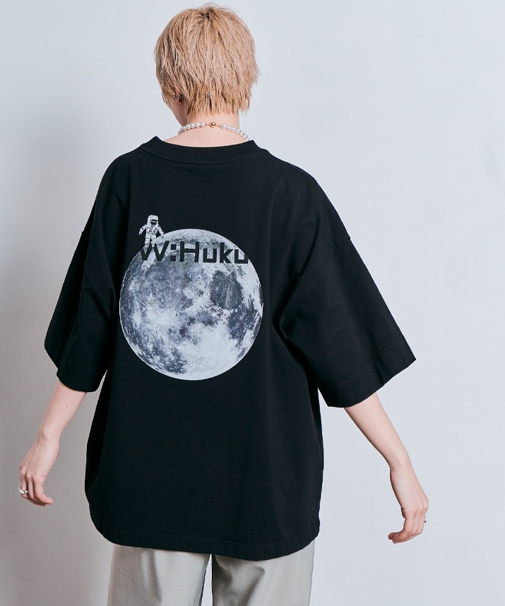 韓国　ヒグチユウコ展　ブラック　バックプリントTシャツ　XS 秘密の森 韓国 ヒグチユウコ展 ブラック バックプリントTシャツ XS 秘密の