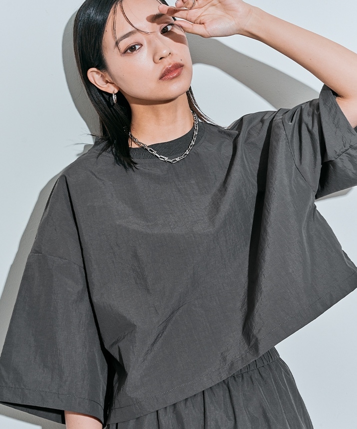 ゆあ様 セット売り価格 Limited Price】【SET】撥水ティアードセットアップ 全4色
