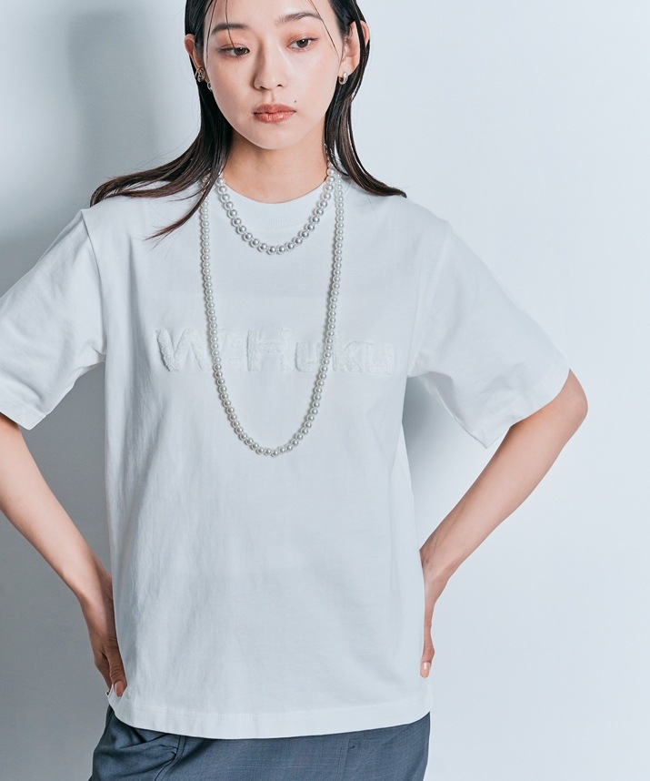 パイルロゴシンプルTシャツ 全2色 【SALE】 | トップス,カットソー | W