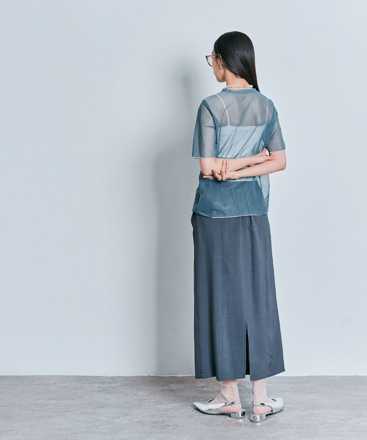 配色パイピングシアートップス | すべての商品 | W:Huku