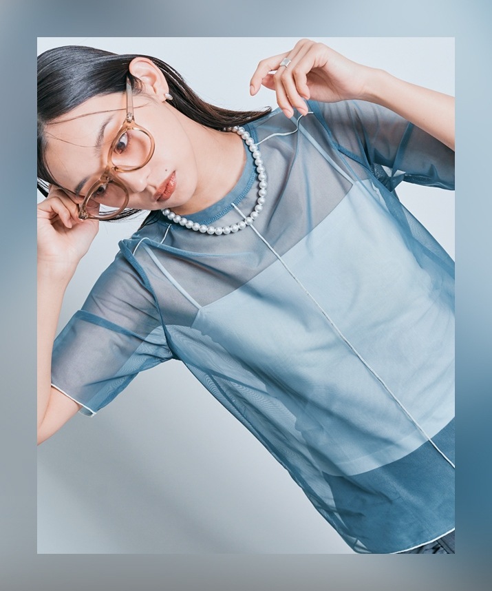 トップス yuukou シボジャカードタックギャザートップス【洗濯機洗い可