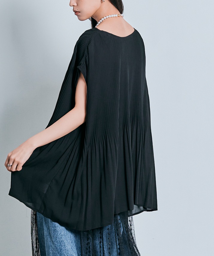 シフォンプリーツノースリーブトップス 1色 【SALE】 | すべての商品