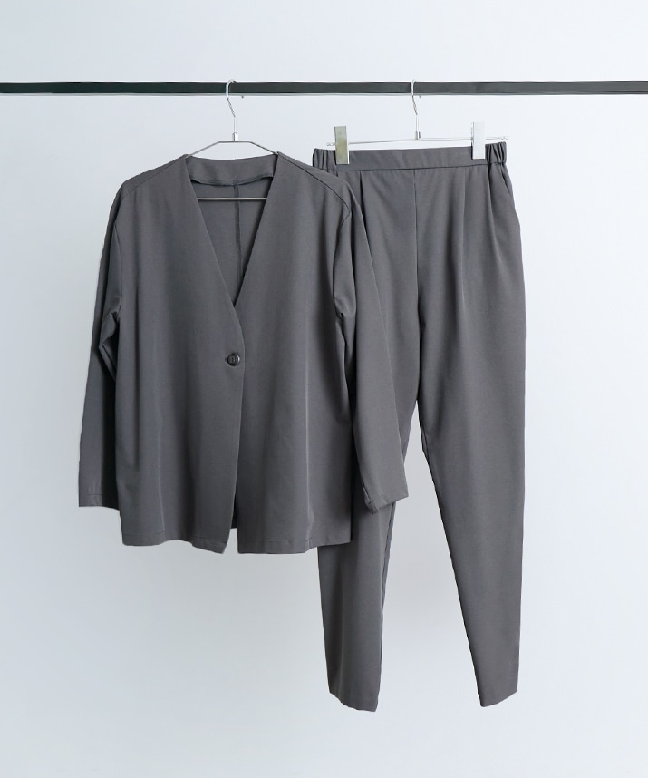 Limited Price】【SET】ポケッタブル軽量スーツセットアップ 全3色 2