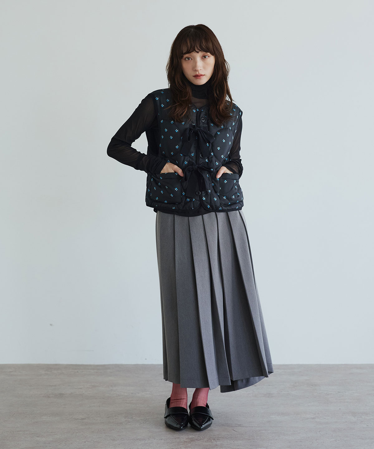 ストレッチメッシュハイネックトップス | すべての商品 | W:Huku