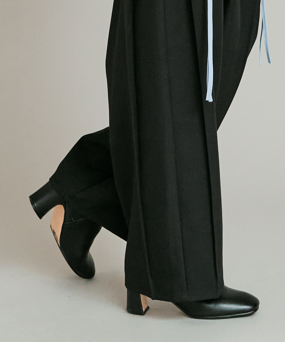 ストレッチソフトツイルコクーンスラックス 全4色