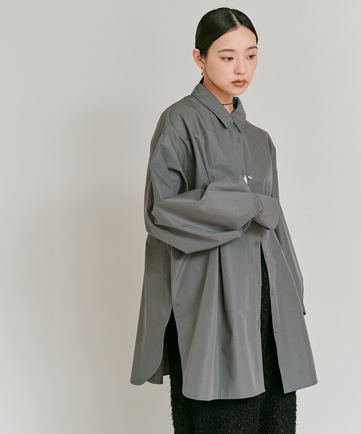 THE NEW HOUSE ビッグシャツ black THE NEWHOUSE