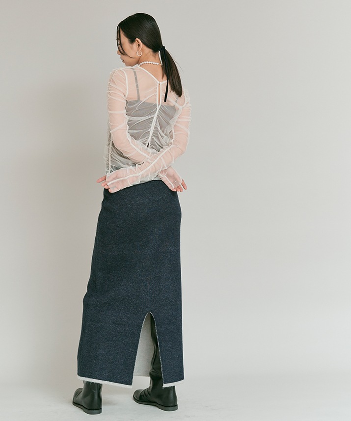 シャーリングシアートップス 全3色 | トップス | W:Huku