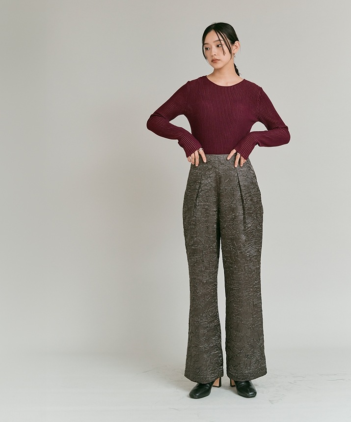 シアーリブコットンニット 全5色