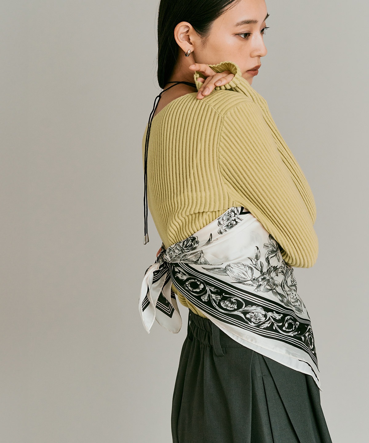 シアーリブコットンニット 全5色