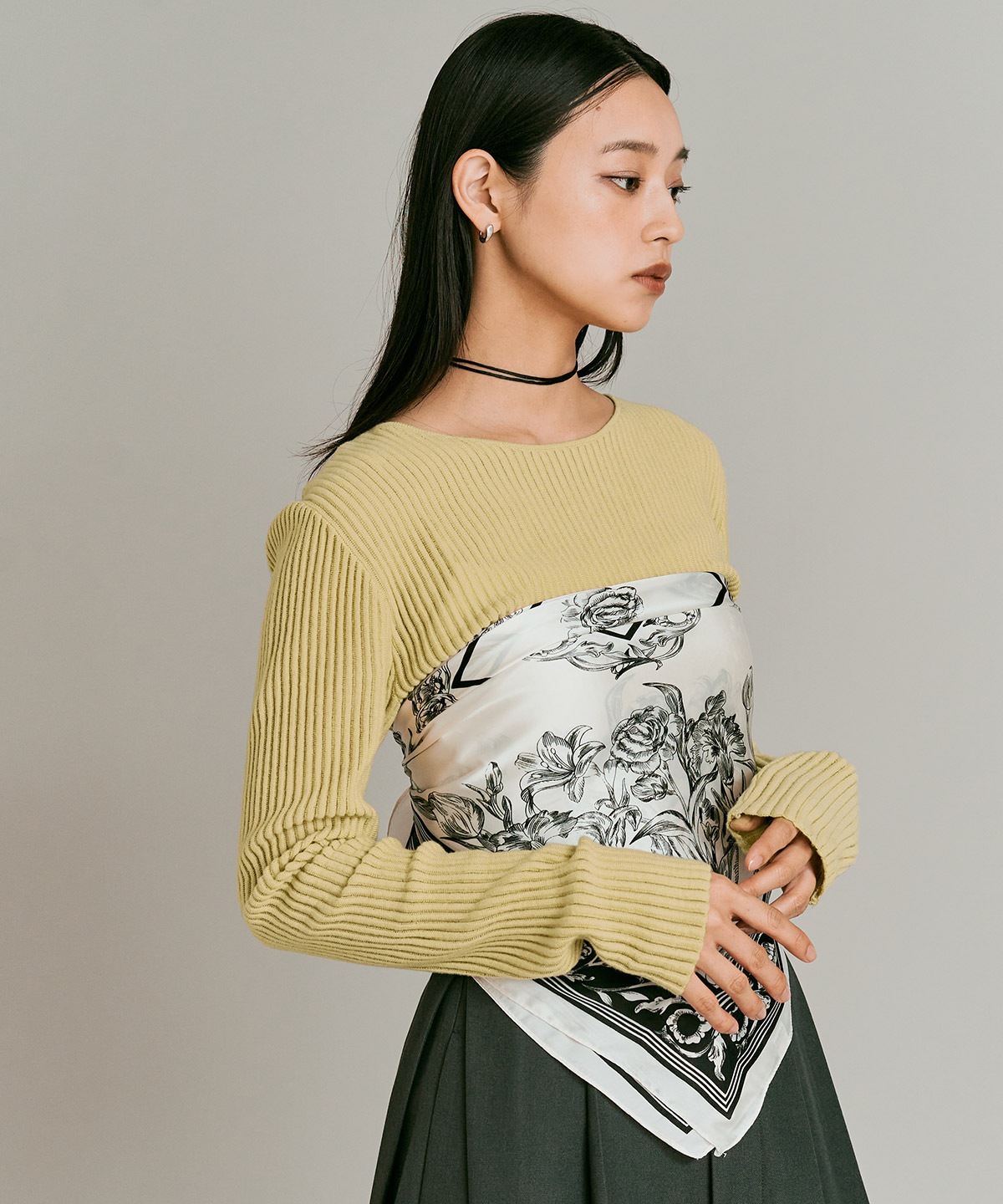 シアーリブコットンニット 全5色