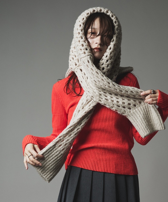 シアーリブコットンニット 全5色