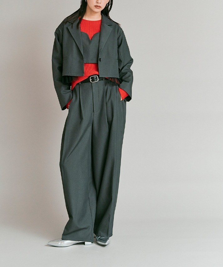 シアーリブコットンニット 全5色